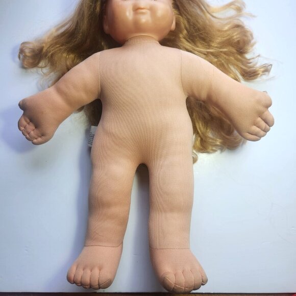 Playskool Doll 18" Tall Vintage 1986 Strawberry Blonde Hair Blue Sleepy Eyes - Picture 8 of 11